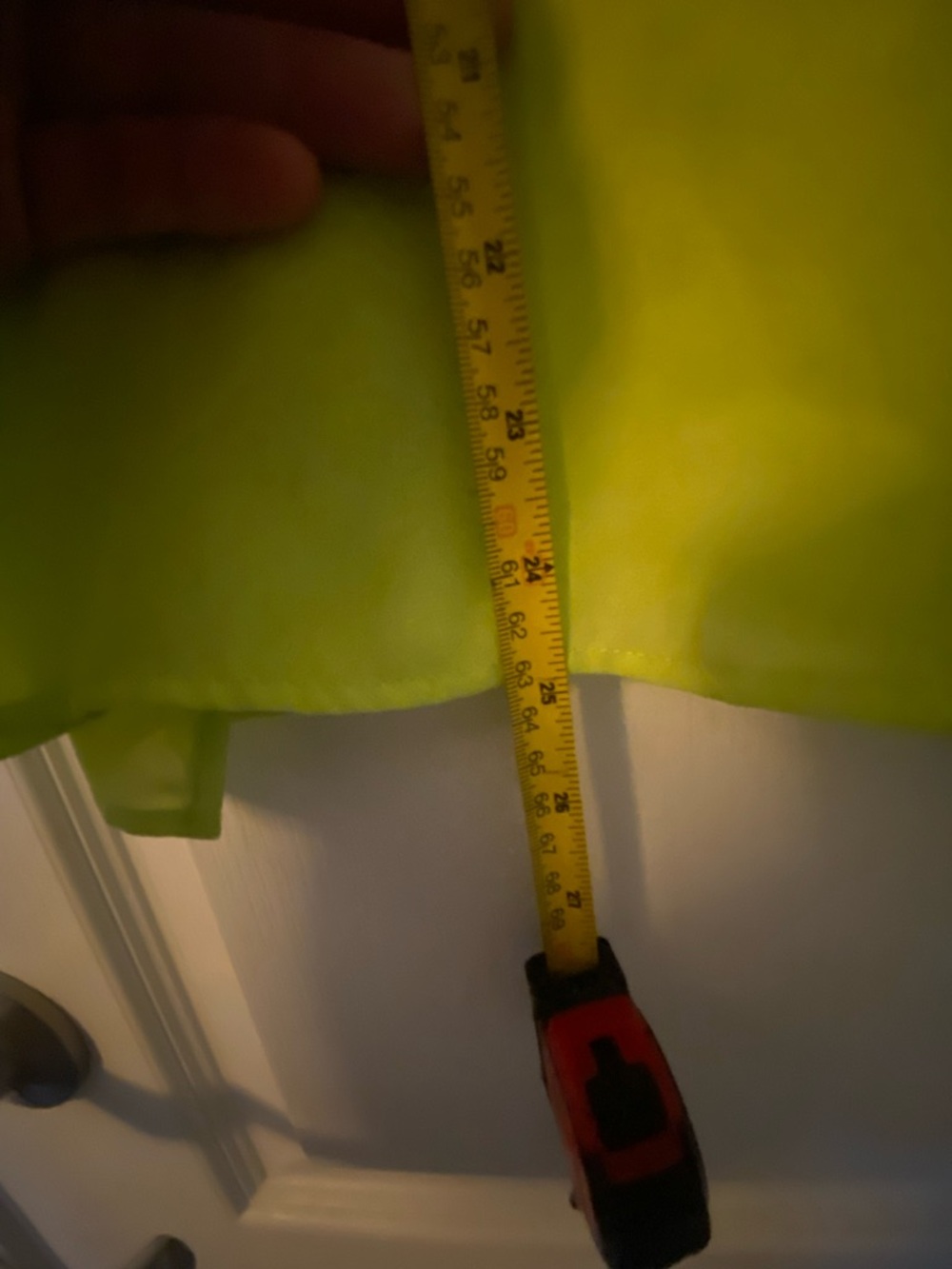 BOLD elements Neon Lime One-Shoulder Ruffle Blouse - Picture 6 of 9